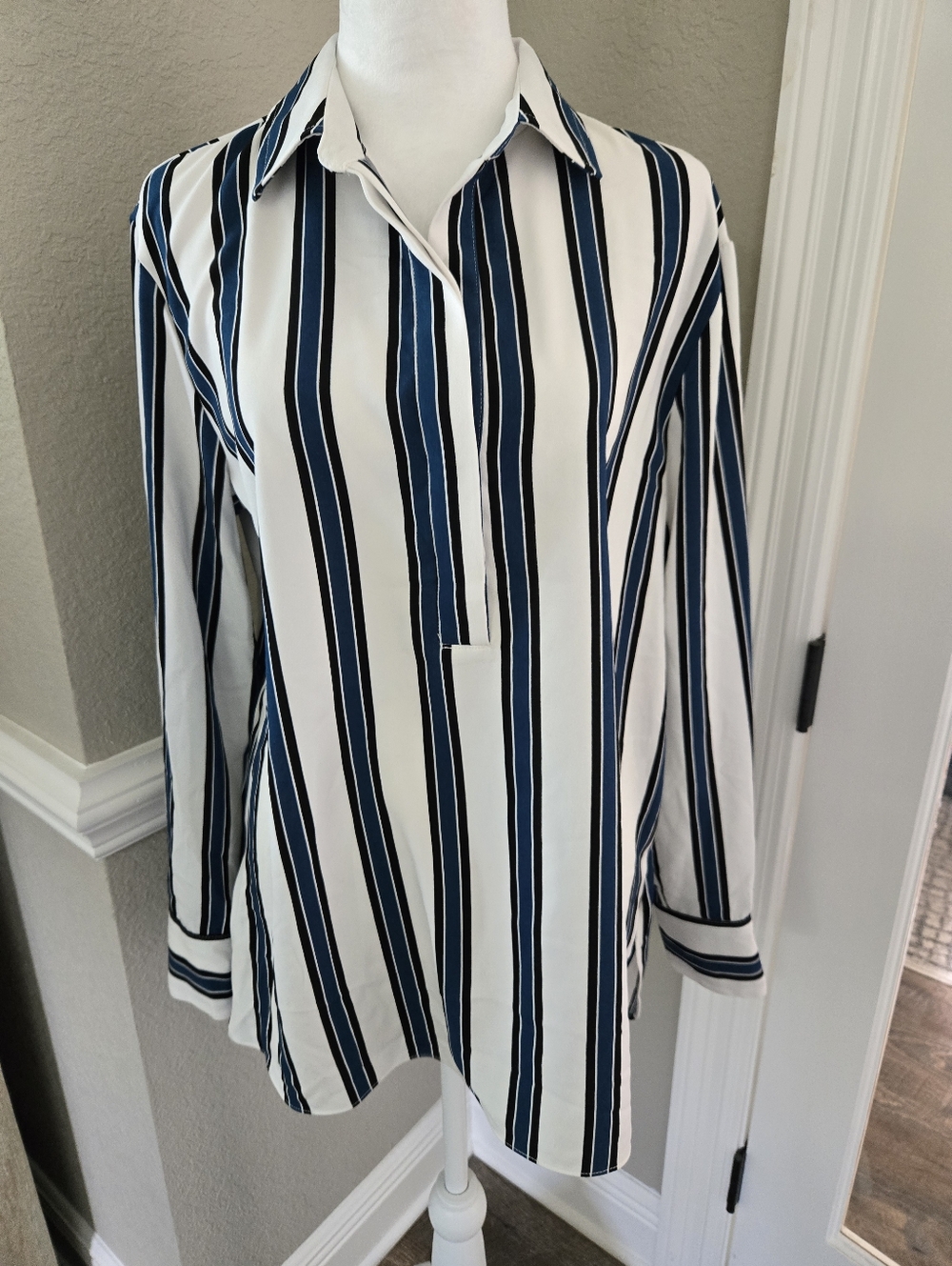 Worthington Striped Tunic, Medium